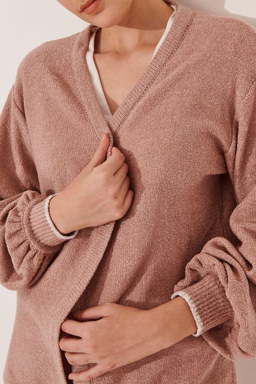 Conjunto Tricot Eva Rosa