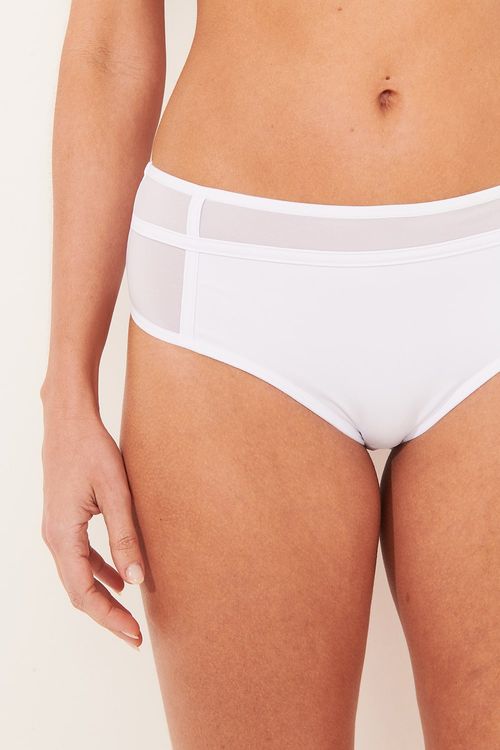 Calcinha Boxer Tech Pro Branco