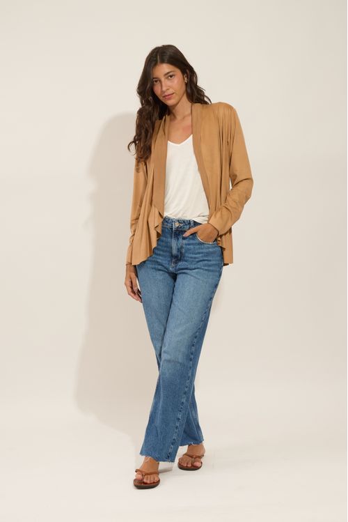 CASAQUETO SUEDE CARAMELO