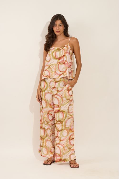 CONJUNTO PANTALONA ALCINHA LINHO E.ESPIRAL