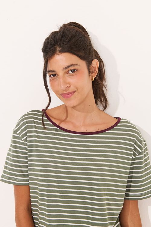 CONJUNTO CURTO VIVO LISTRAS VERDE ALQUIMIA/OFF