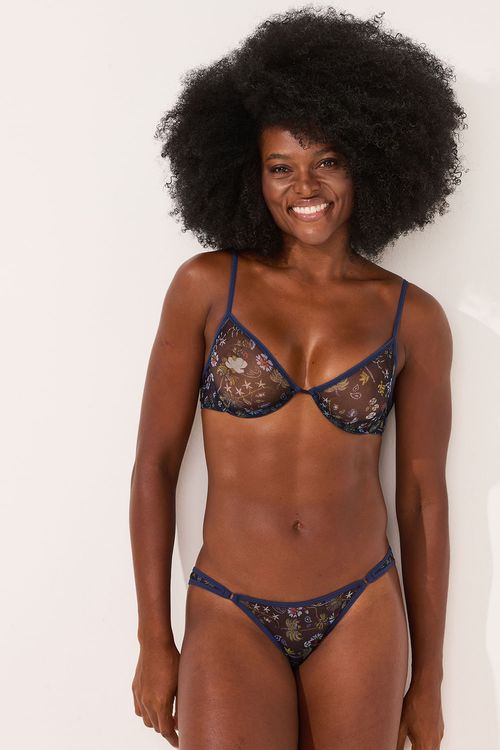 Sutiã Aro Mini Jardim Tule