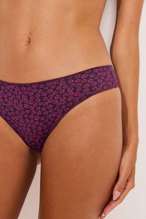 Calcinha Média Liberty Roxo Poliamida