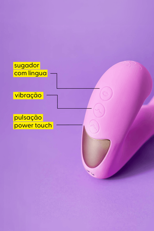 Kiss Sugador e Vibrador 3 em 1 Good Vibres