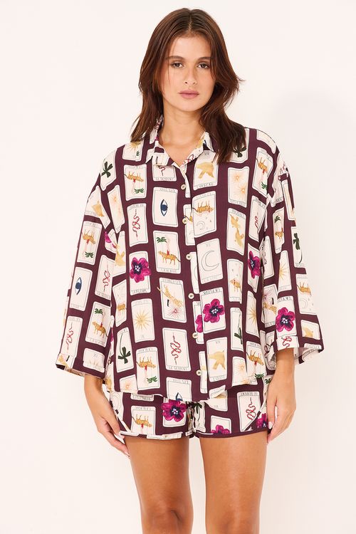 Conjunto Running Tarot Púrpura