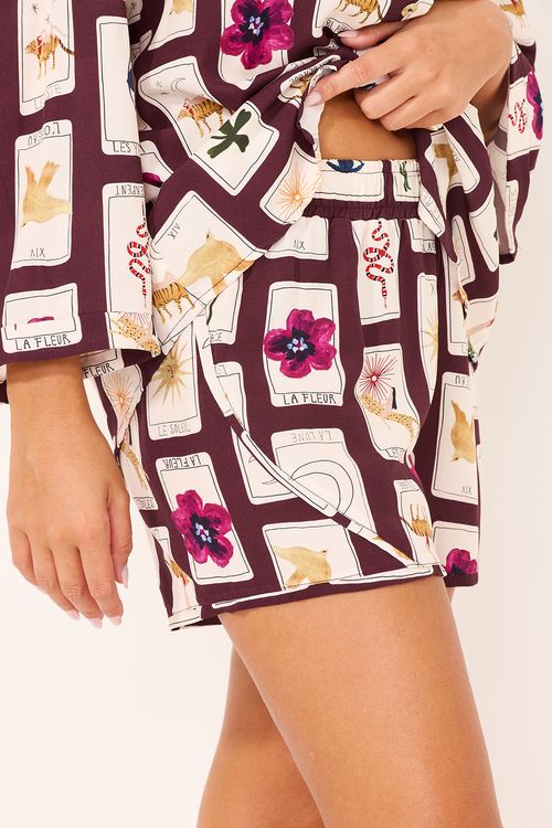 Conjunto Running Tarot Púrpura