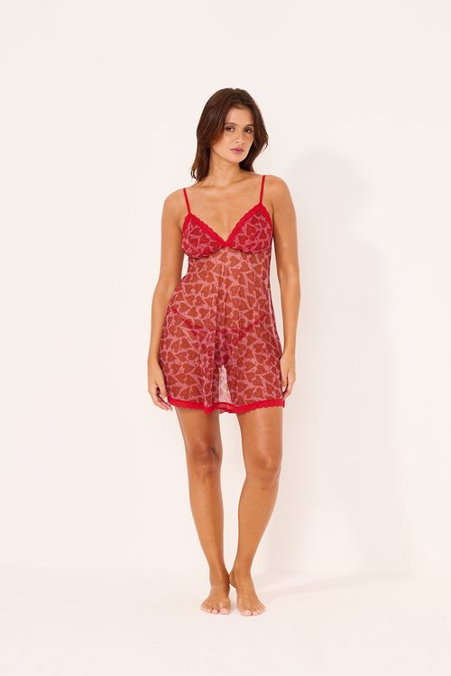 Camisola Amoris Tule/Renda
