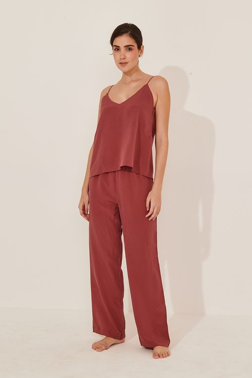 CONJUNTO LONGO REGATA SEDA SENSUALE