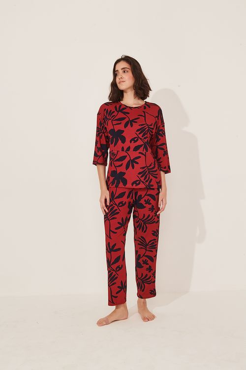 PIJAMA CAPRI 7/8 E.CARIMBO