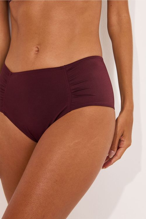 Calcinha Boxer Conforto Poliamida Púrpura