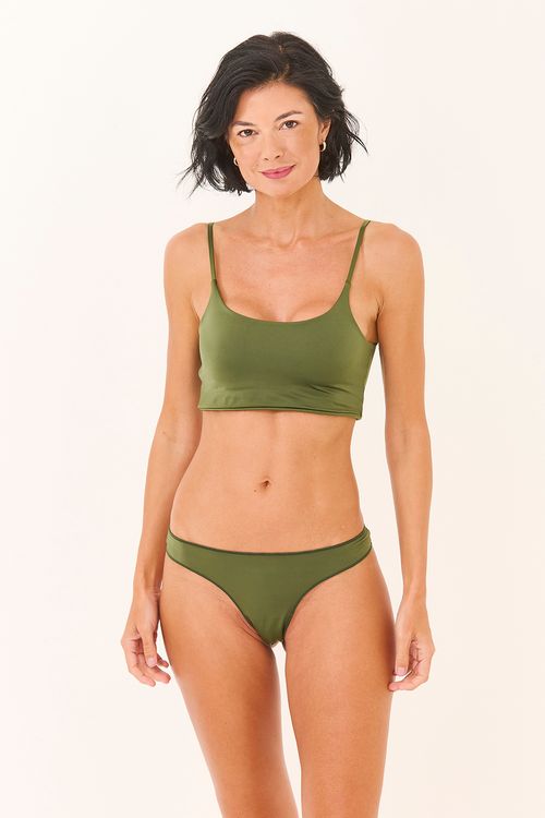 Sutia Top Comfy Poliamida Verde Mata