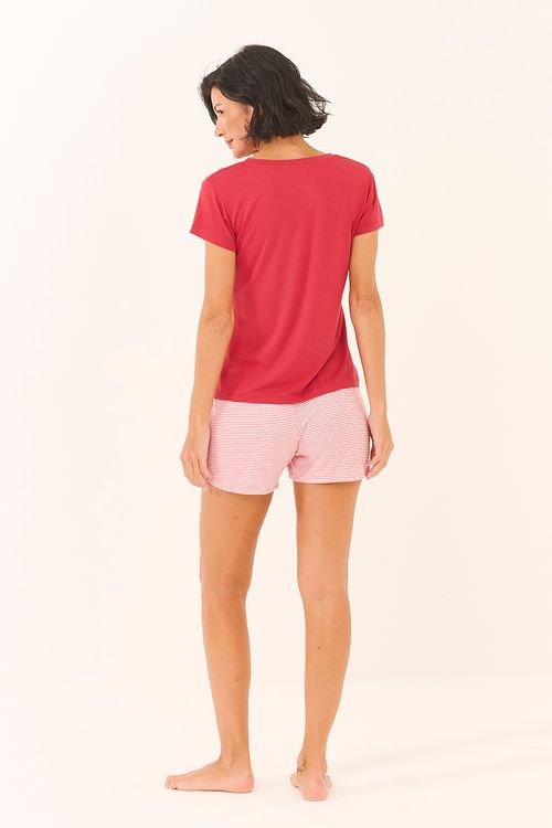 Tshirt Gola V Rosa Goiaba
