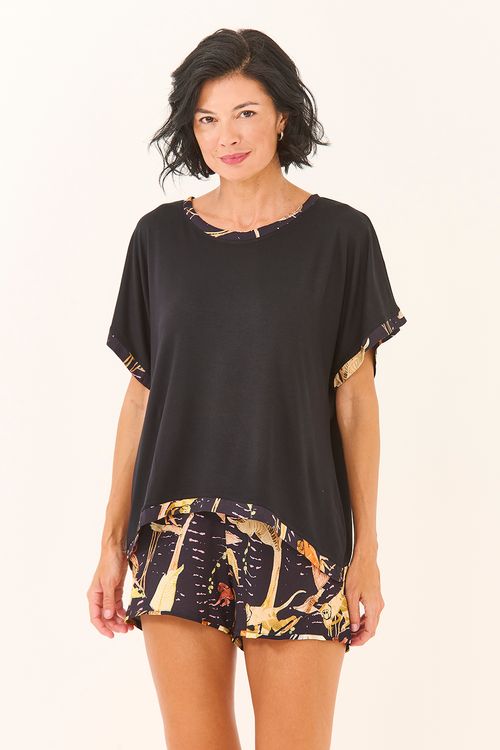 Pijama Curto Mix Mico Leão