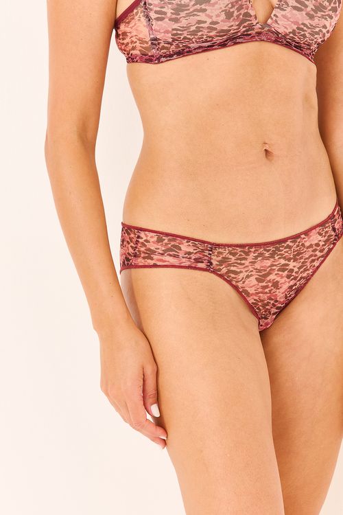 Calcinha Média Camaleão Tule