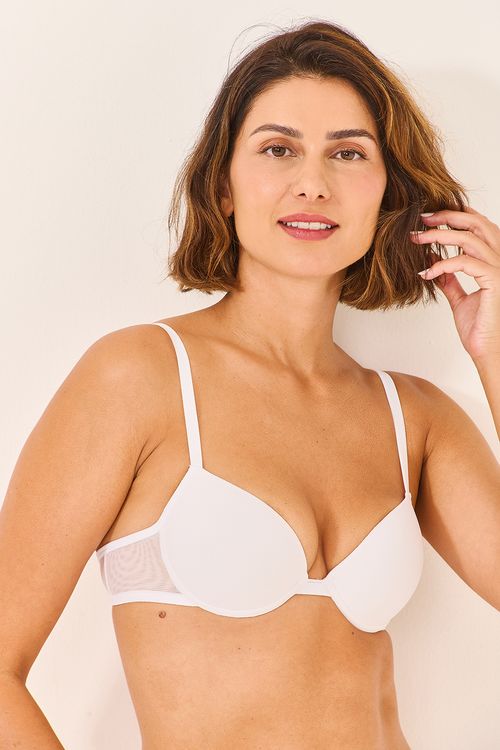 Sutiã Bojo Tule Branco