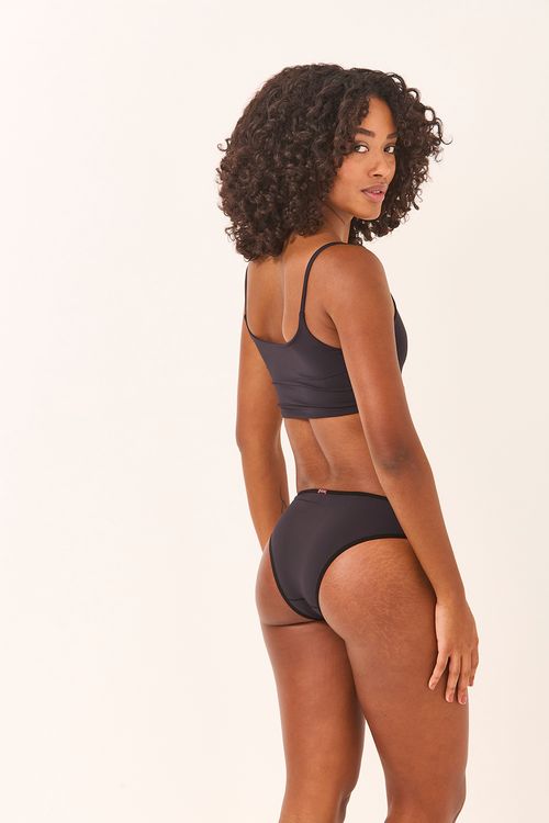 Sutiã Top Comfy Poliamida Preto