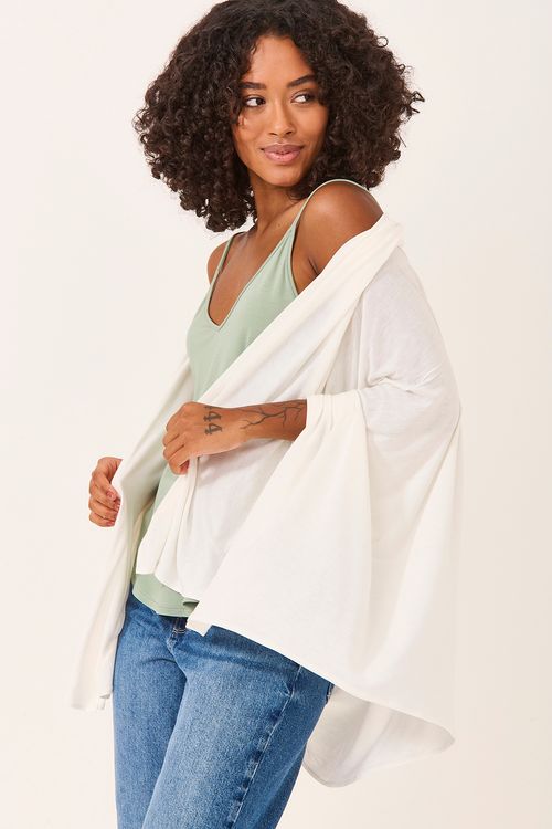 Pashmina Soft Off White