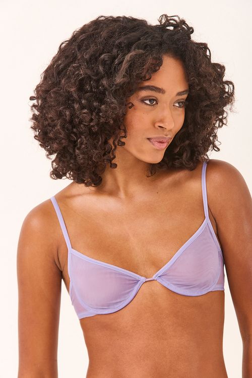 Sutiã Aro Tule Lilás Imperatriz