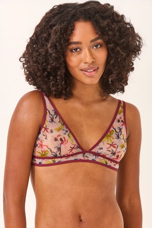 Sutiã Triangulo Vitória Orquidário Tule