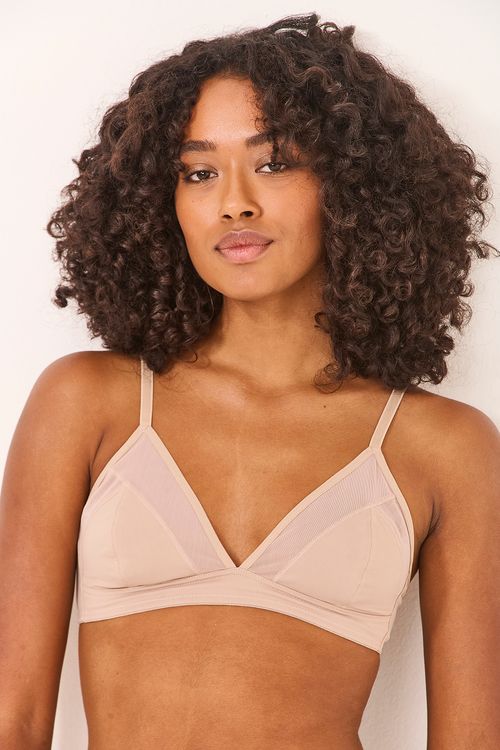 Sutiã Triângulo Sustentação Tech Pro Tule Chocolate