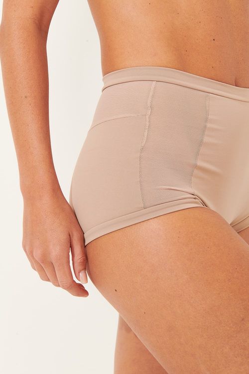 Calcinha Hot Pants Tech Pro Tule Chocolate