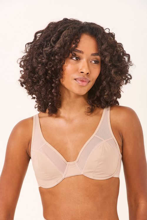 Sutiã Sustentação Tech Pro Tule Chocolate