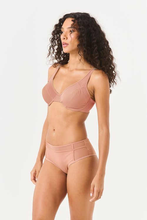 Calcinha Boxer Tech Pro/Tule Mocca Mouse