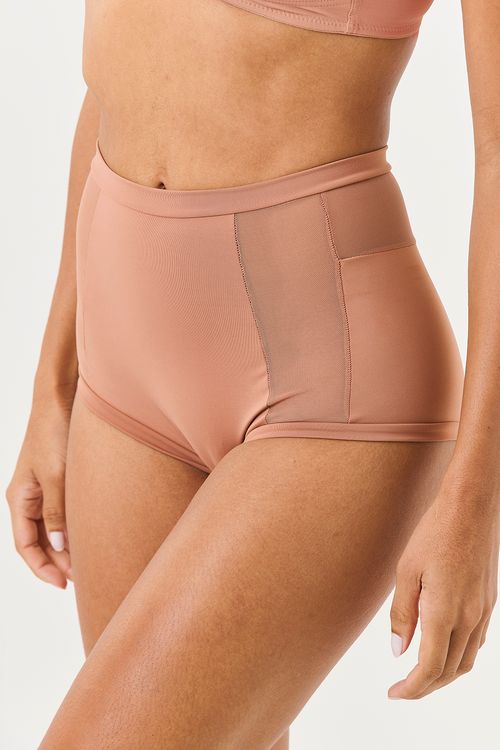 Calcinha Hotpants Tech Pro/Tule Mocca Mouse