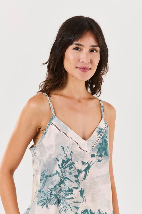 Pijama Curto Passamaria Algodão Bonsai